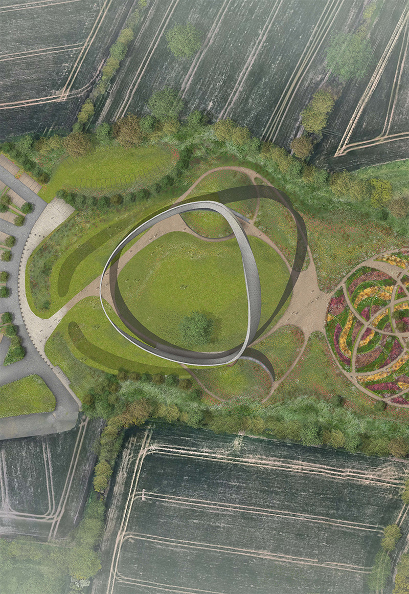 Eternal wall of prayer site plan